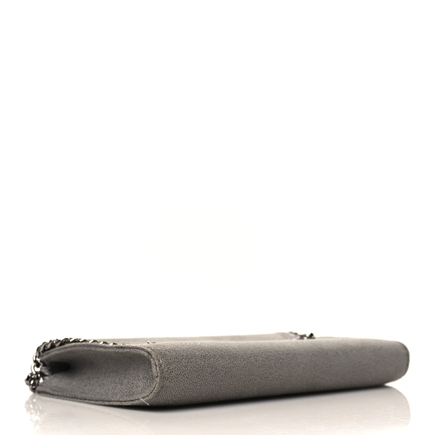 Stella McCartney Shaggy Deer Mini Falabella Crossbody Bag Light Grey 3 of 9