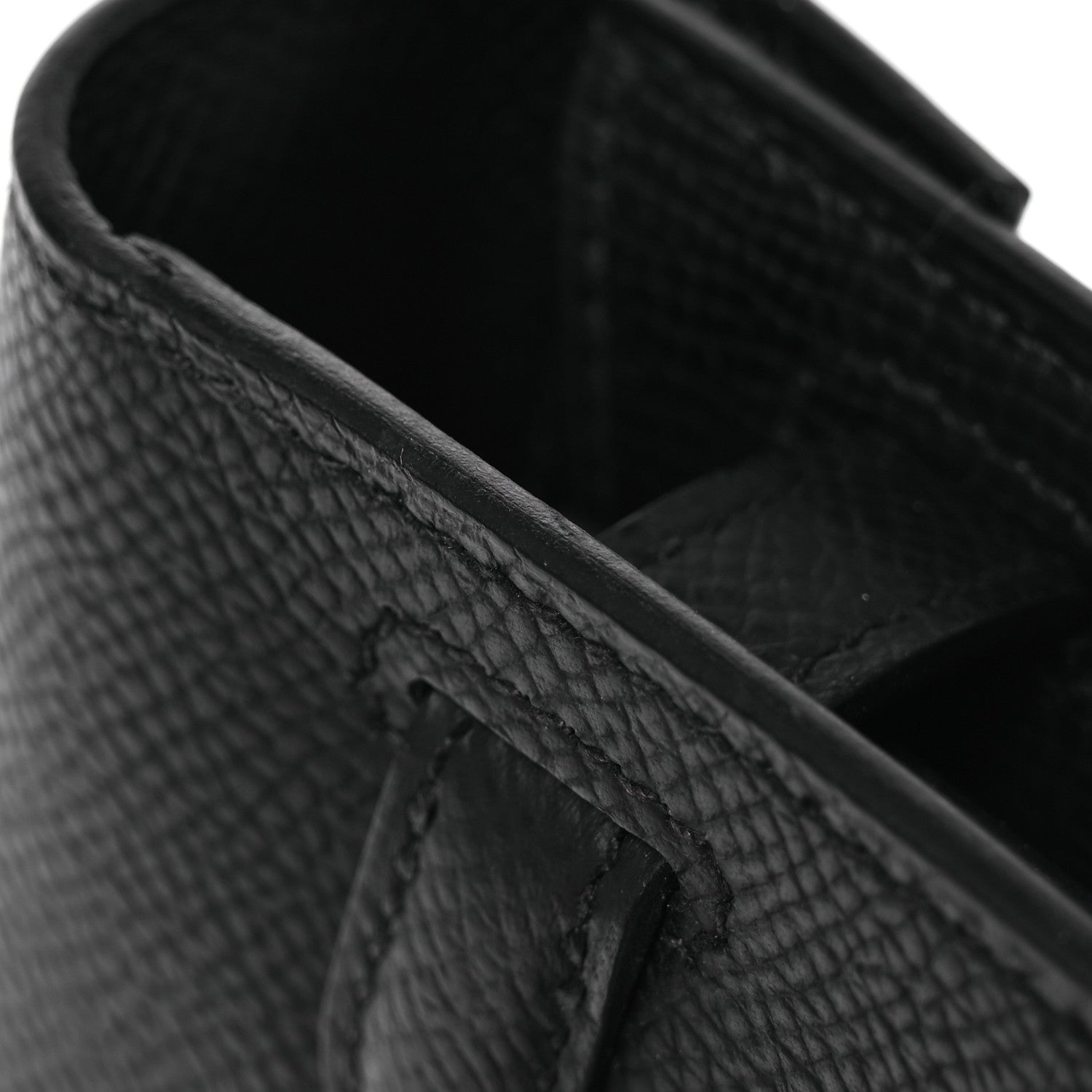 Hermes Epsom Kelly Wallet To Go Black 13 of 16