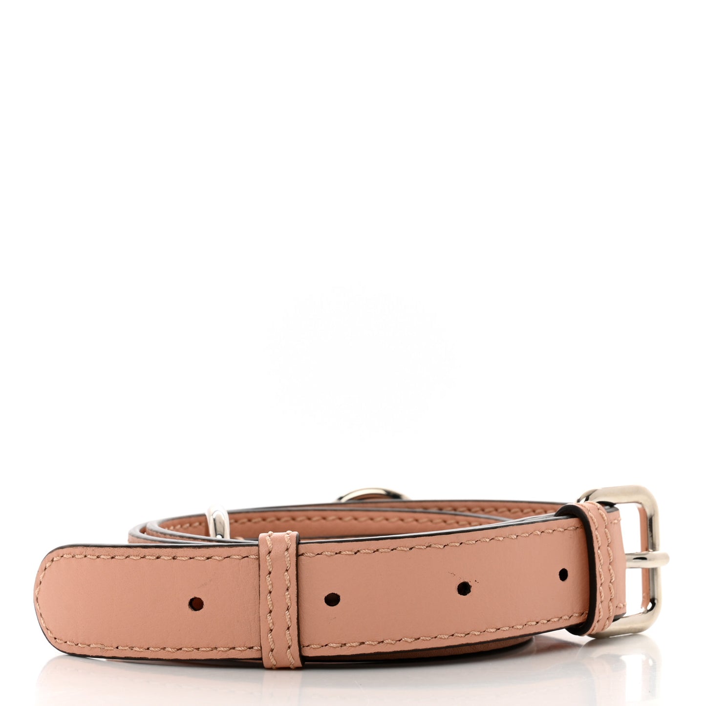 Calfskin Adjustable Peekaboo Strap Pink