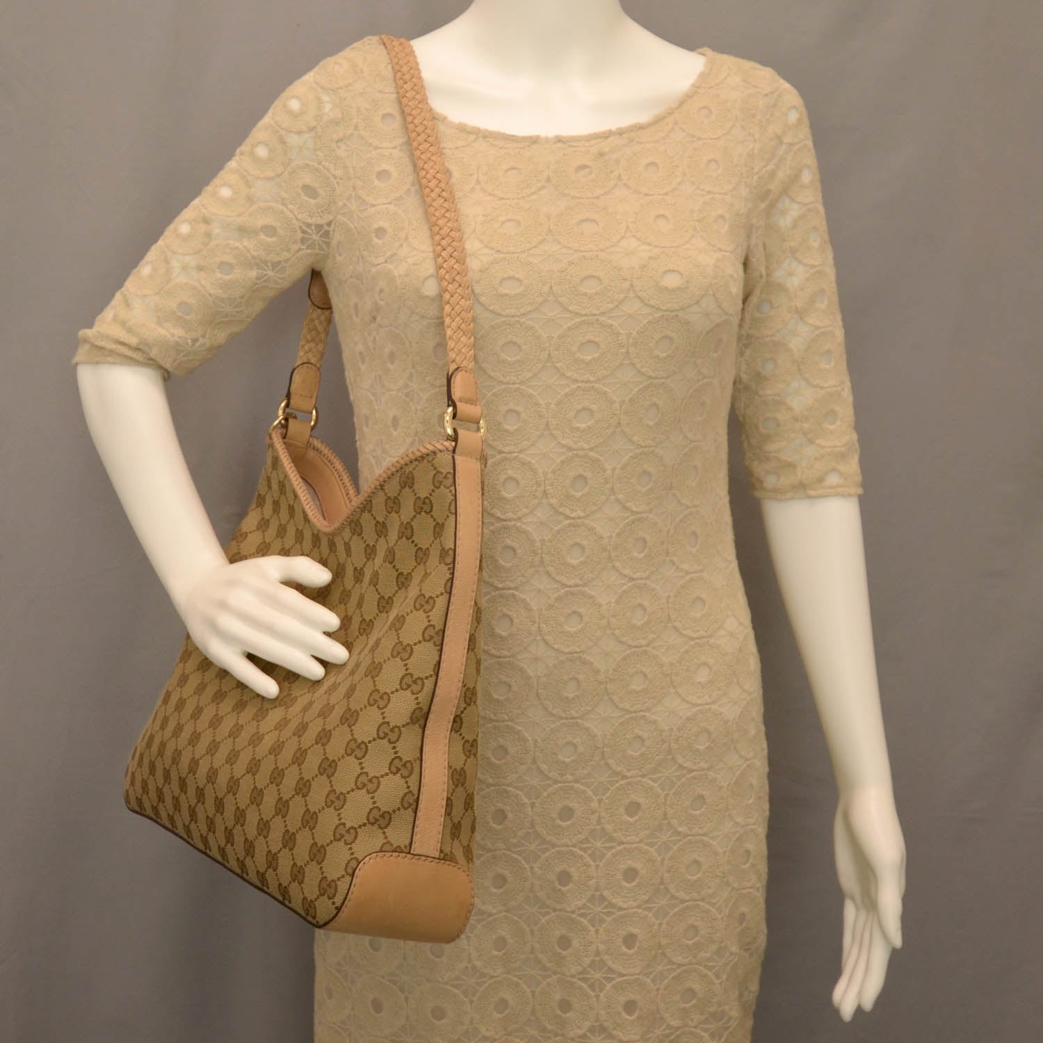 Gucci Monogram Medium Marrakech Hobo 2 of 9
