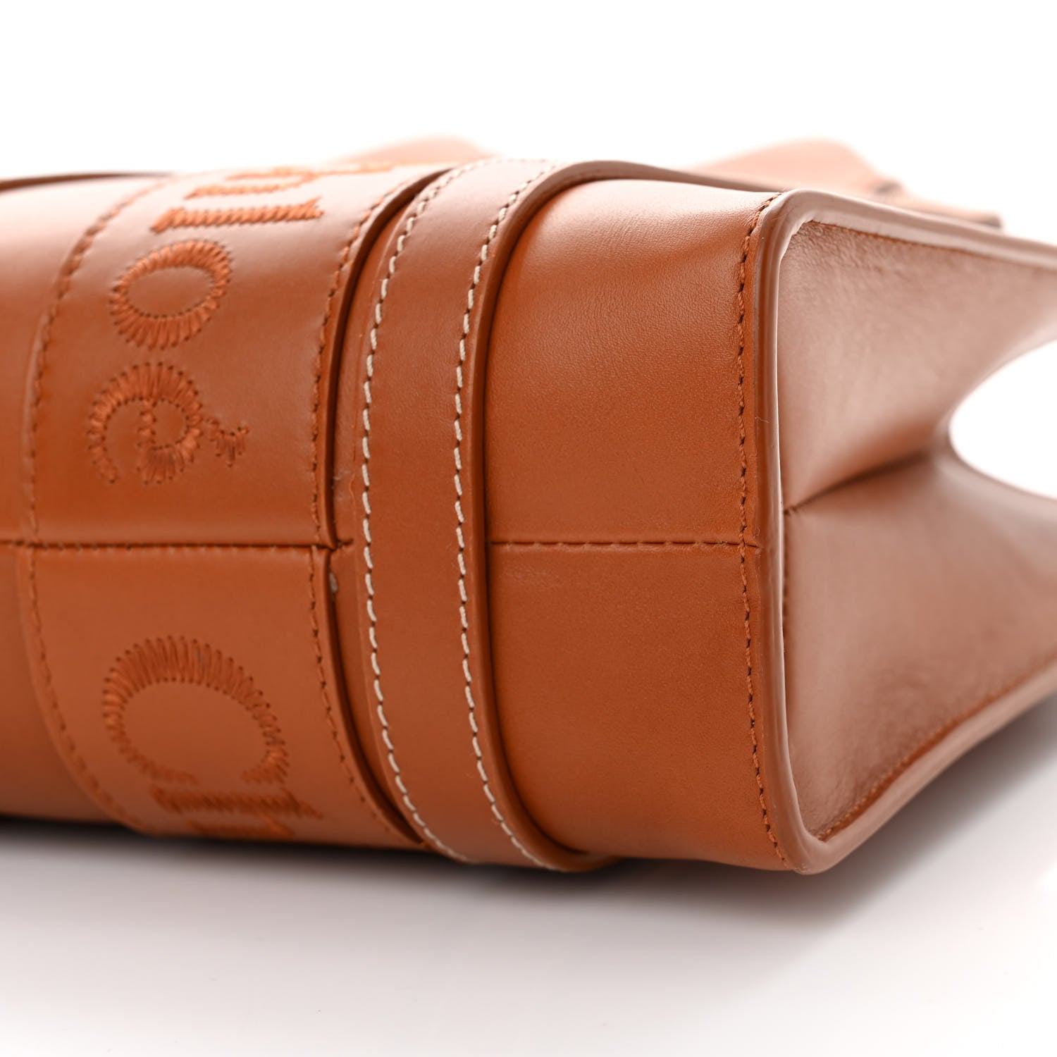 Chloe Calfskin Small Woody Tote Caramel 10 of 15