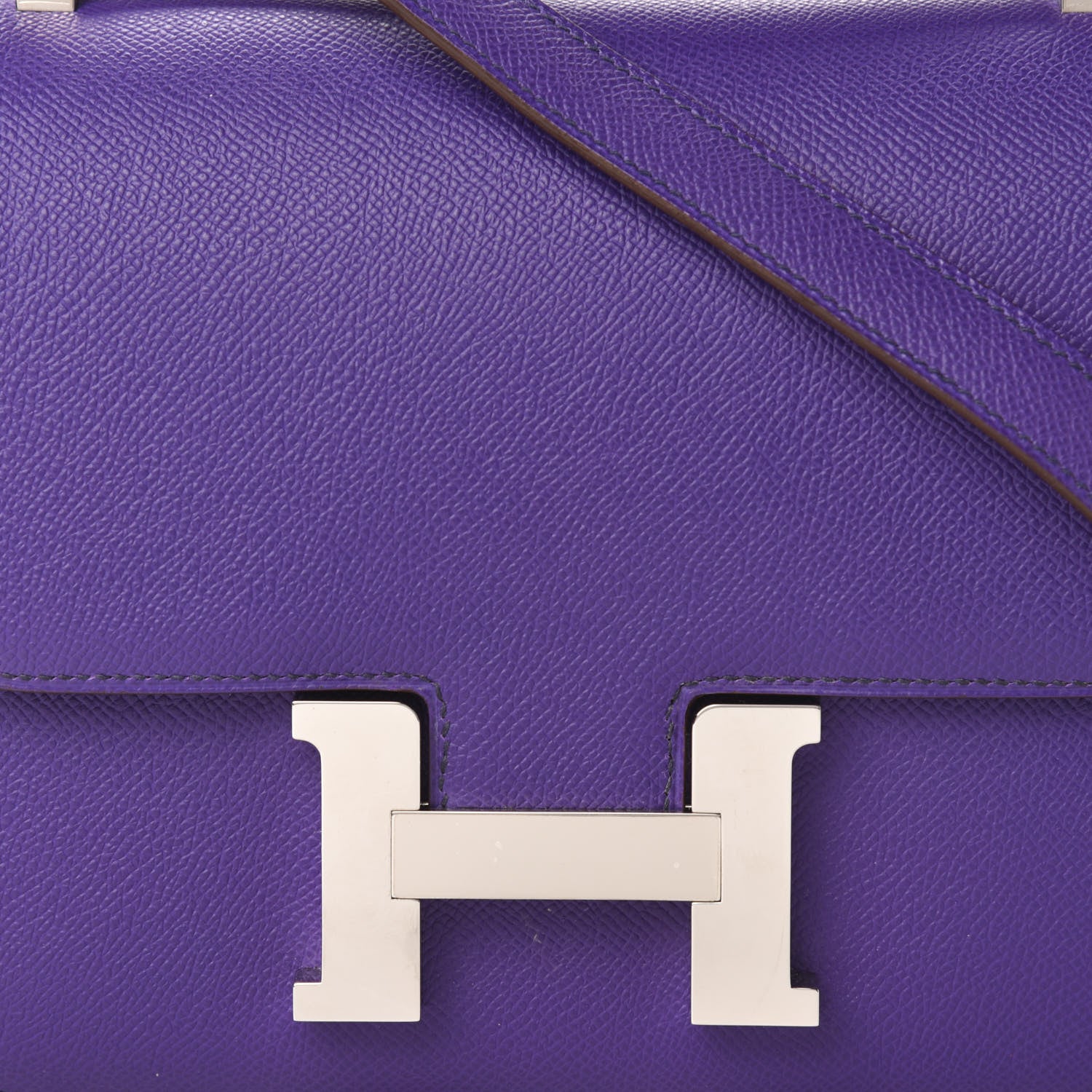 Hermes Epsom Constance 24 Crocus 10 of 11
