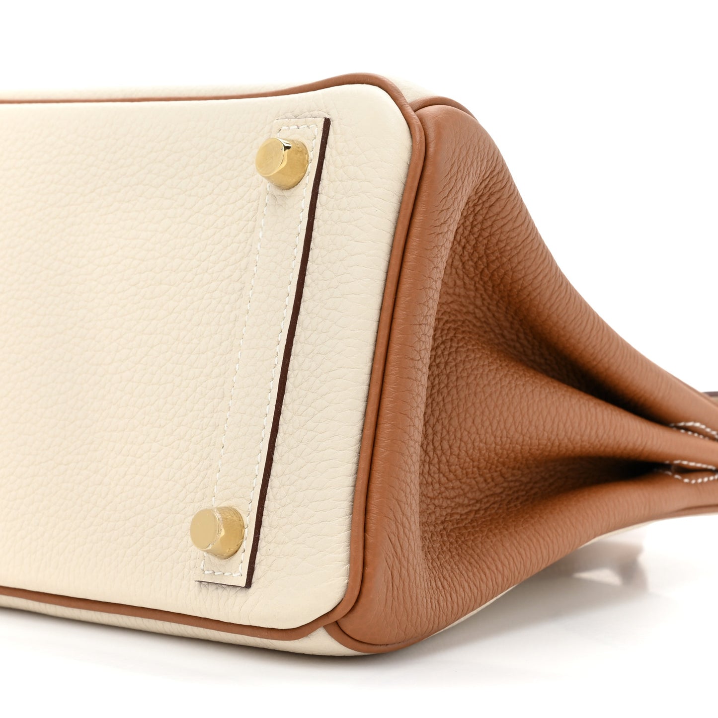 Togo Horseshoe Birkin 25 Craie Gold