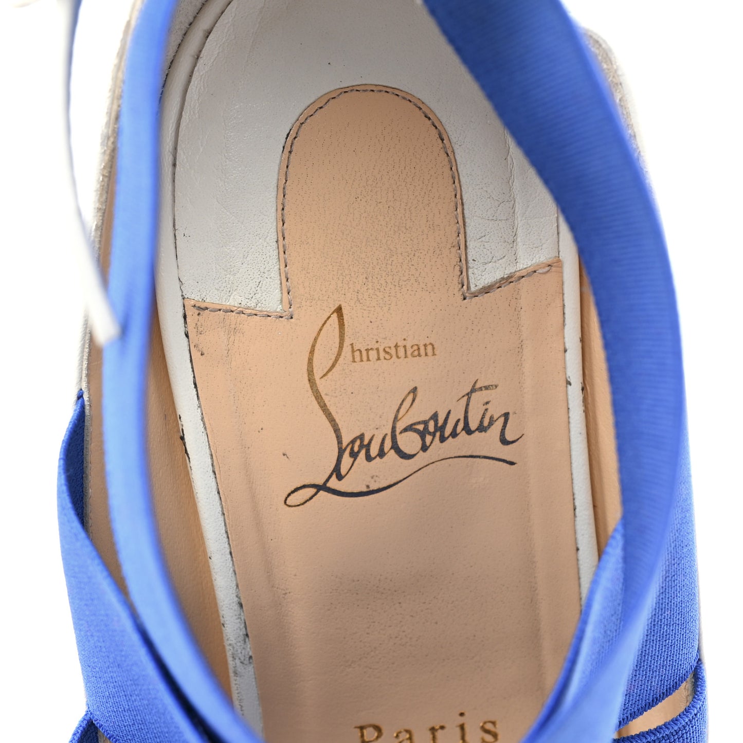 Calfskin Patrouiagoma 100 Platform Sandals 41 Blue