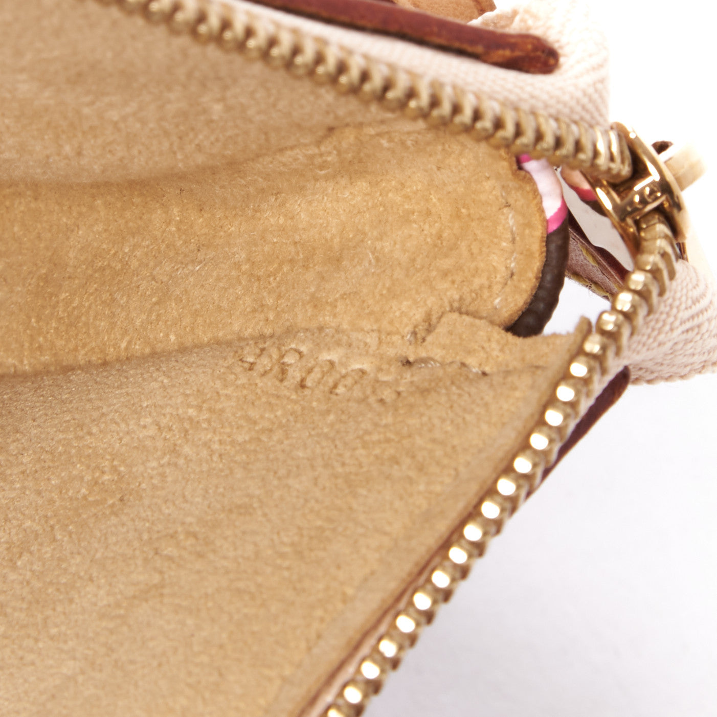 Monogram Cherry Blossom Pochette Accessories Brown