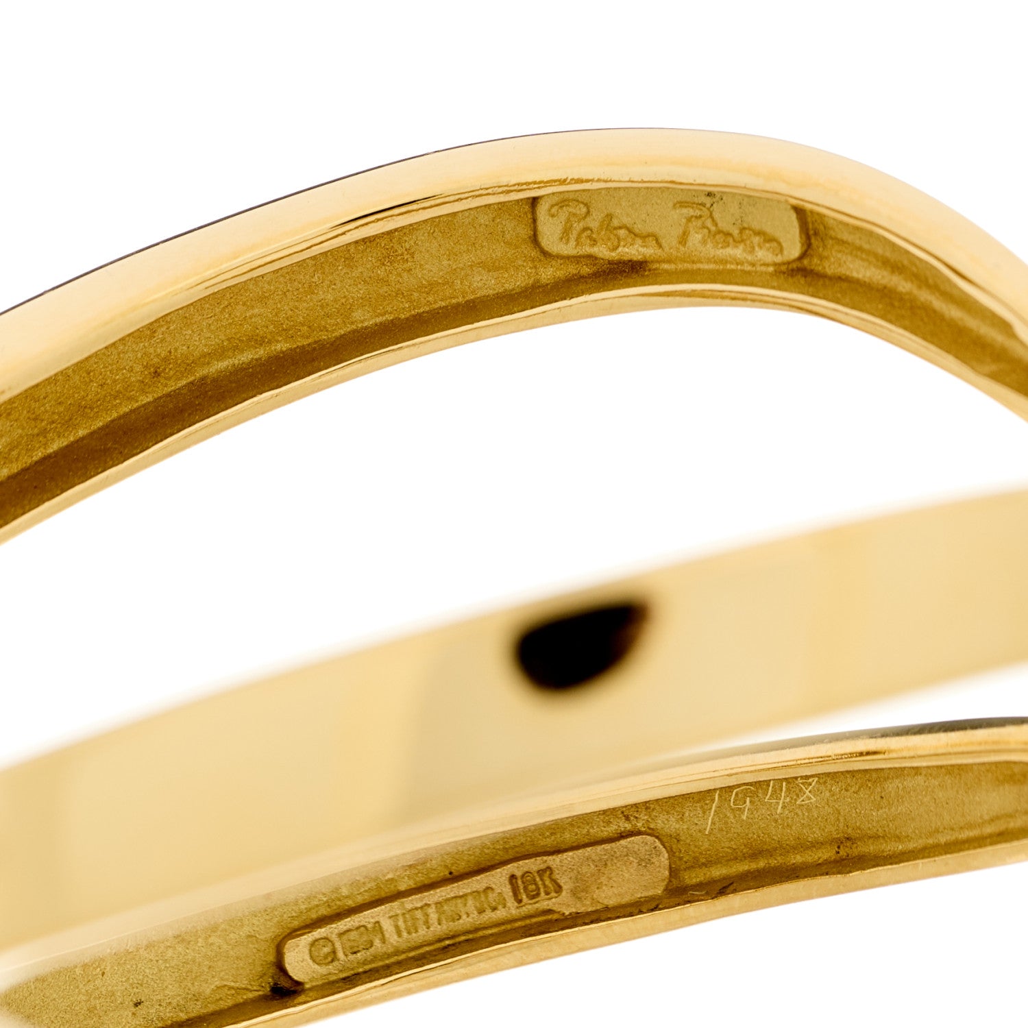 Tiffany 18K Yellow Gold Paloma Picasso X Graffiti Cuff Bracelet 3 of 3