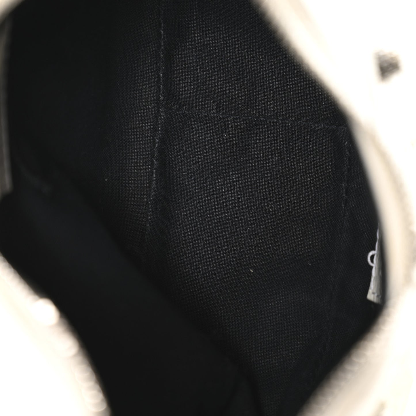 Agneau Arena Le Cagole Shoulder Bag XS Optic White