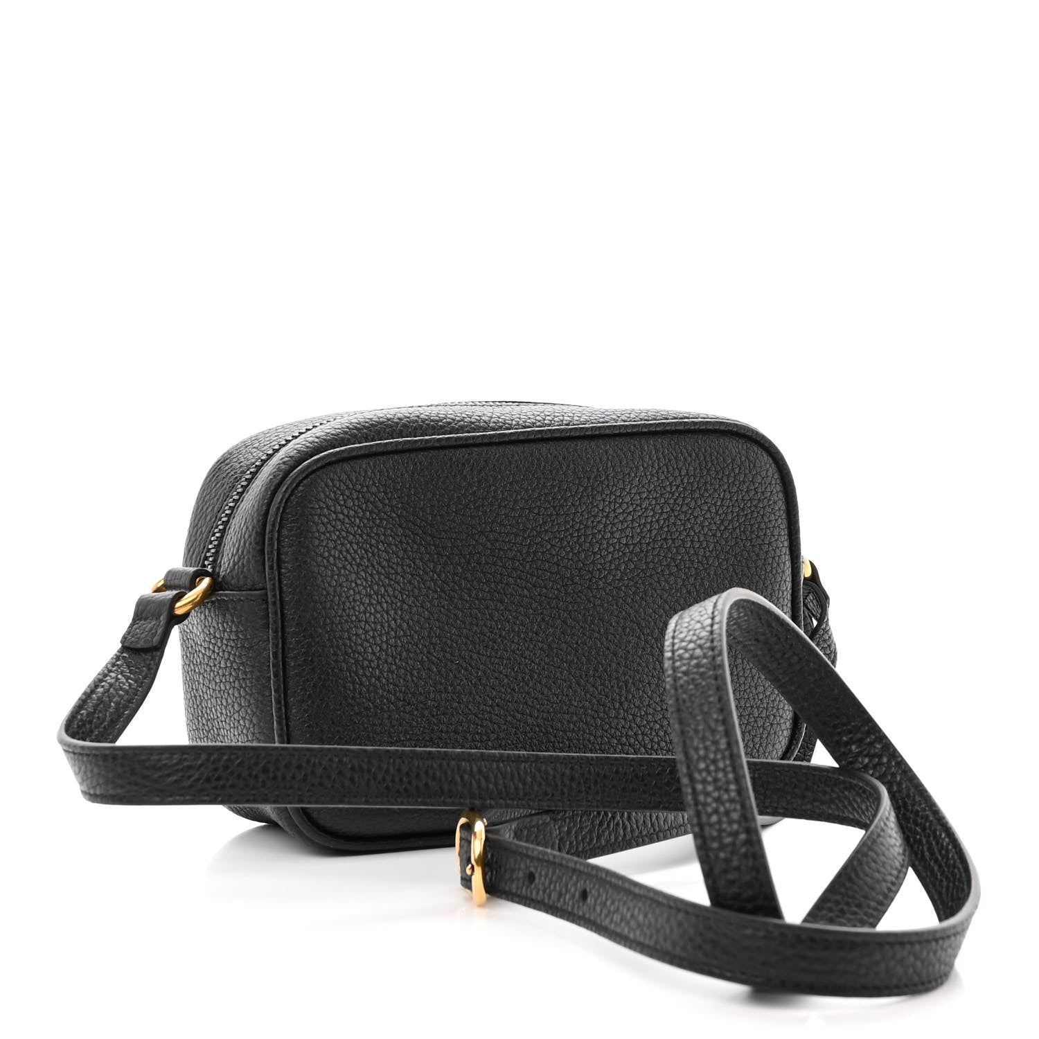 Gucci Pebbled Calfskin Mini Soho Disco Bag Black 3 of 10