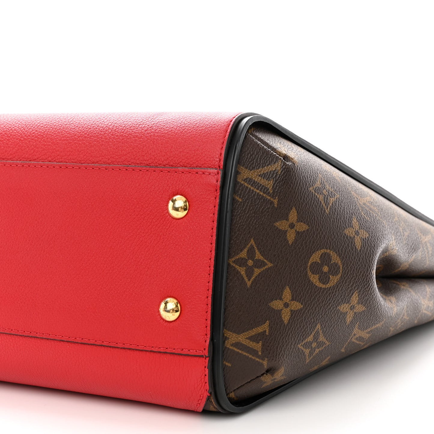Calfskin Monogram Kimono Tote Cherry
