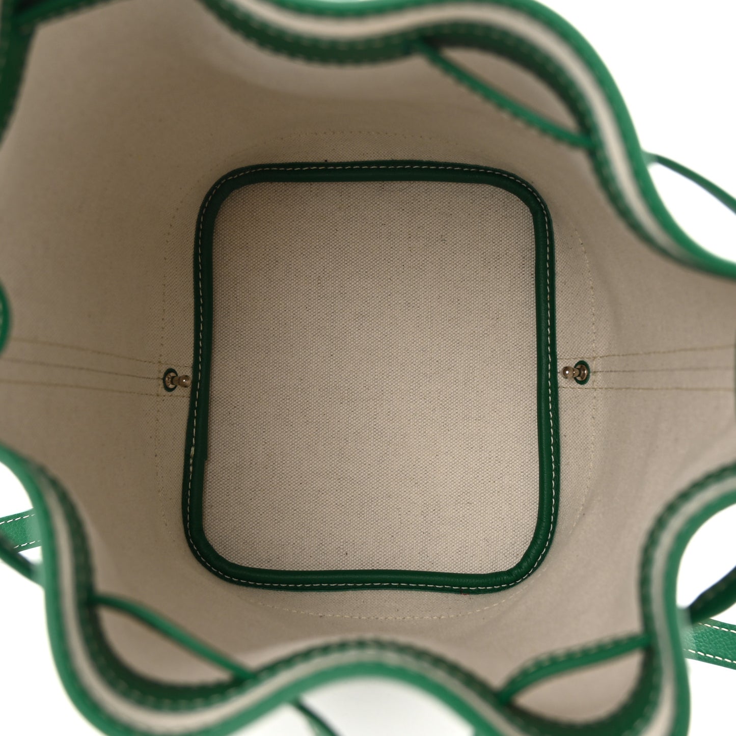 Goyardine Petit Flot Bucket Bag PM Green