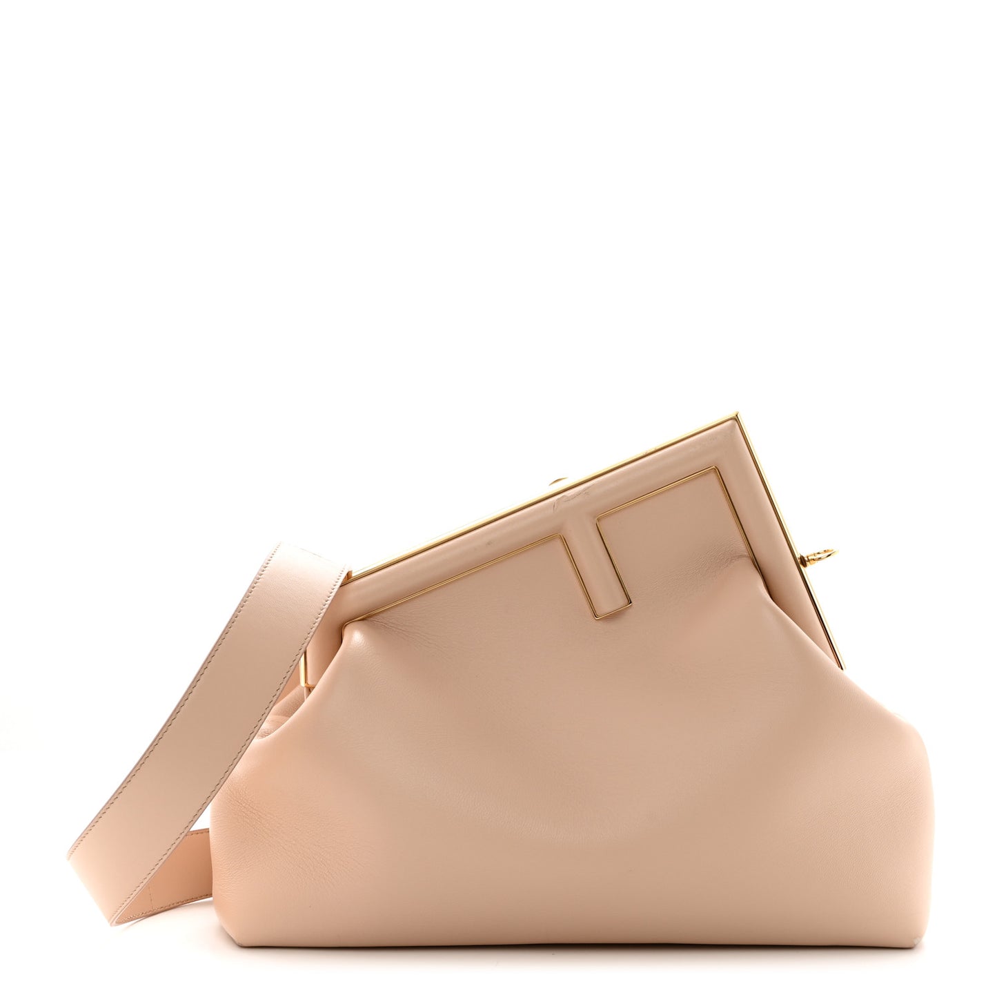 Shiny Nappa Medium Fendi First Poudre