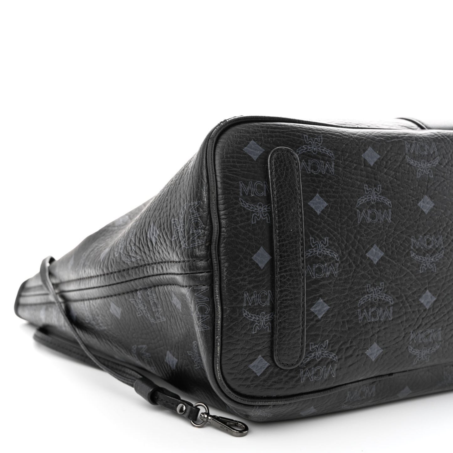 Visetos Medium Liz Reversible Shopper Tote Black