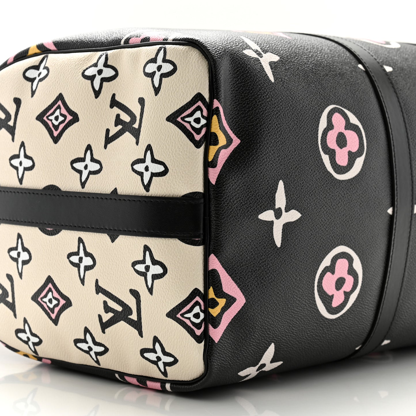 Monogram Giant Wild At Heart Keepall Bandouliere 45 Black