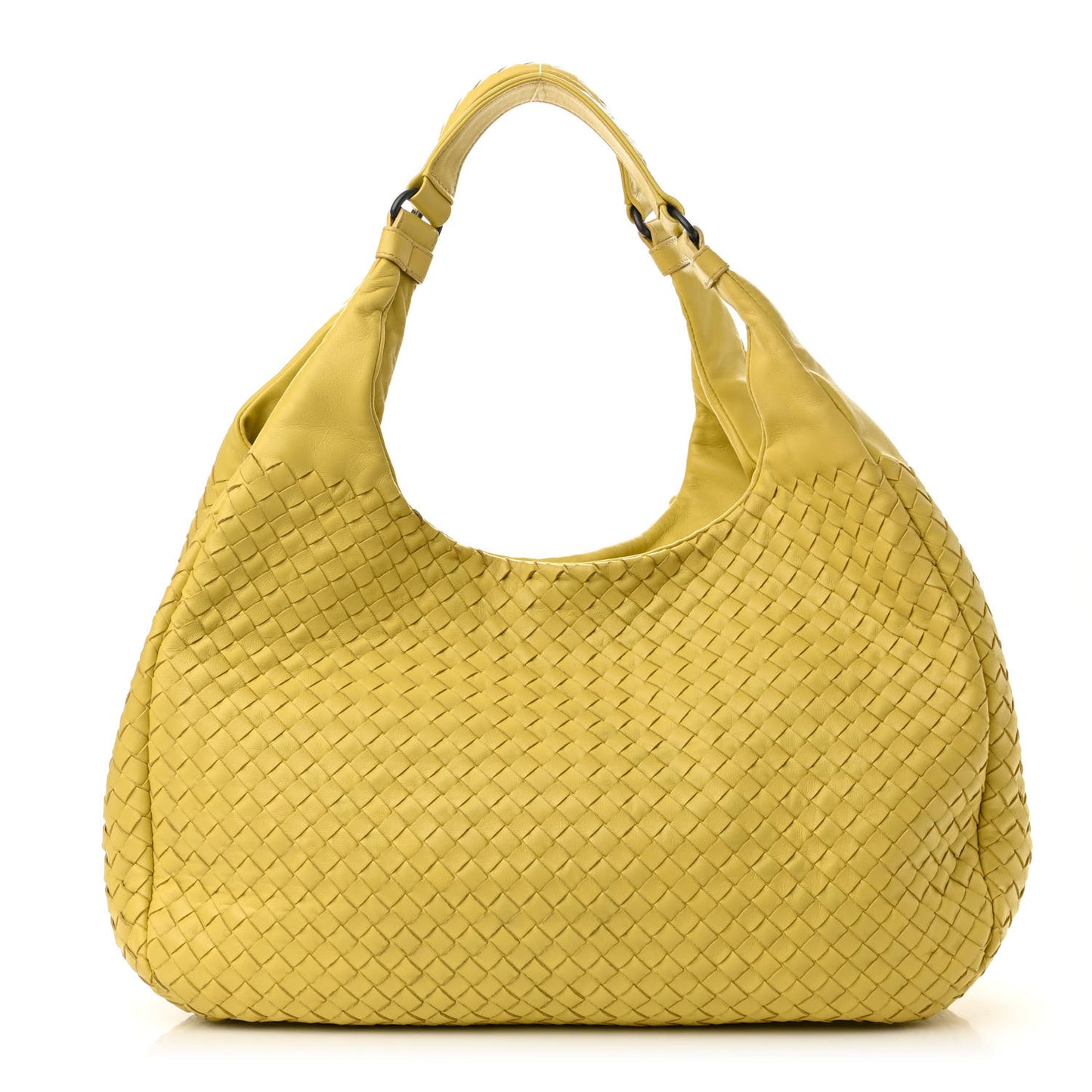Nappa Intrecciato Large Campana Buttercup