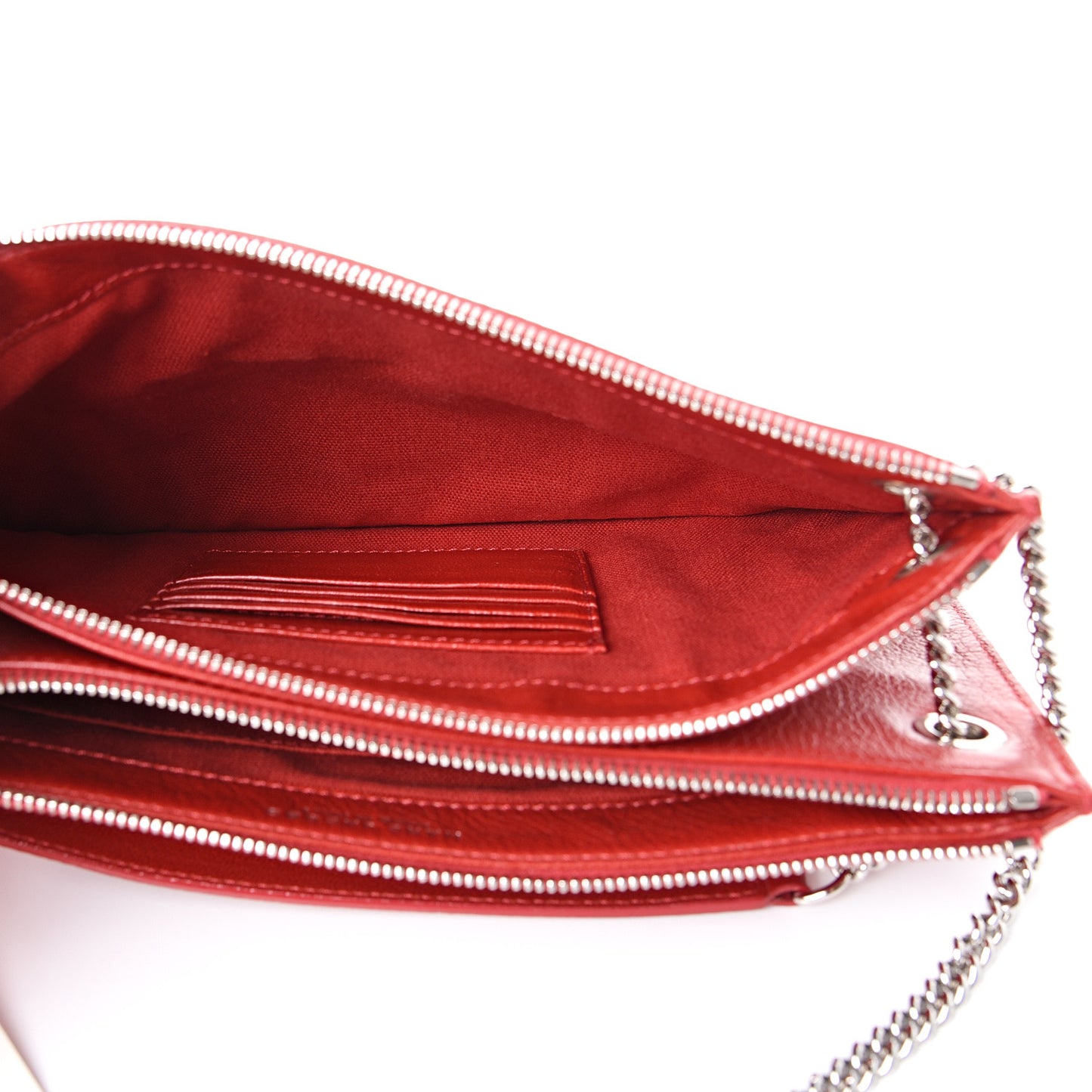 Calfskin Snakeskin The Doll Shoulder Bag Red