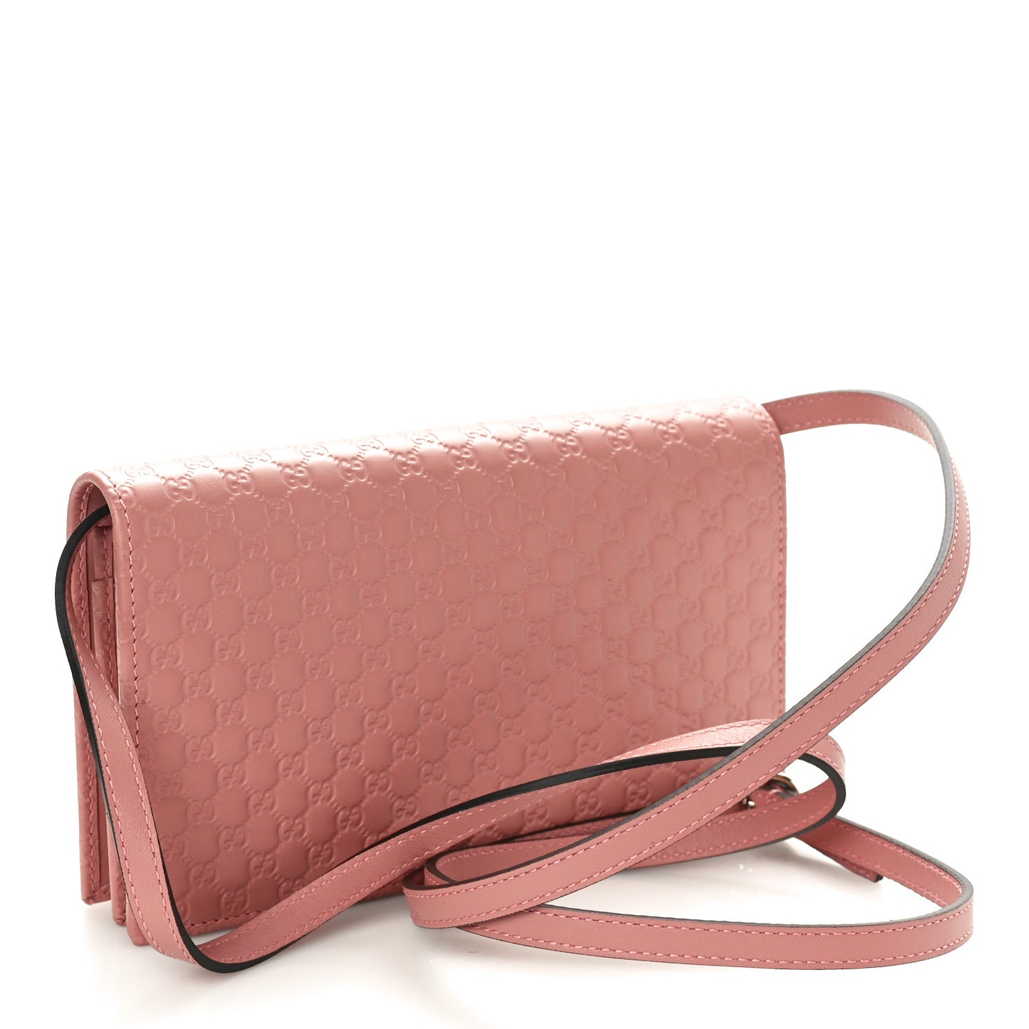 Microguccissima Crossbody Wallet Soft Pink