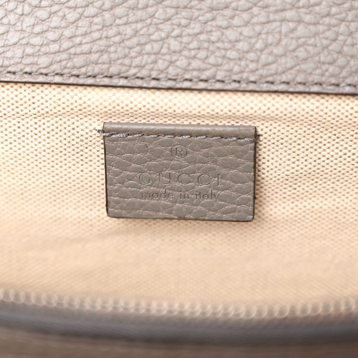 Pebbled Calfskin Small Dionysus Shoulder Bag Dusty Grey