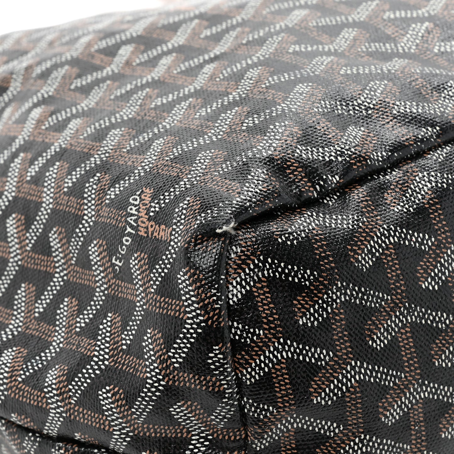 Goyardine Saint Louis PM Black Gold