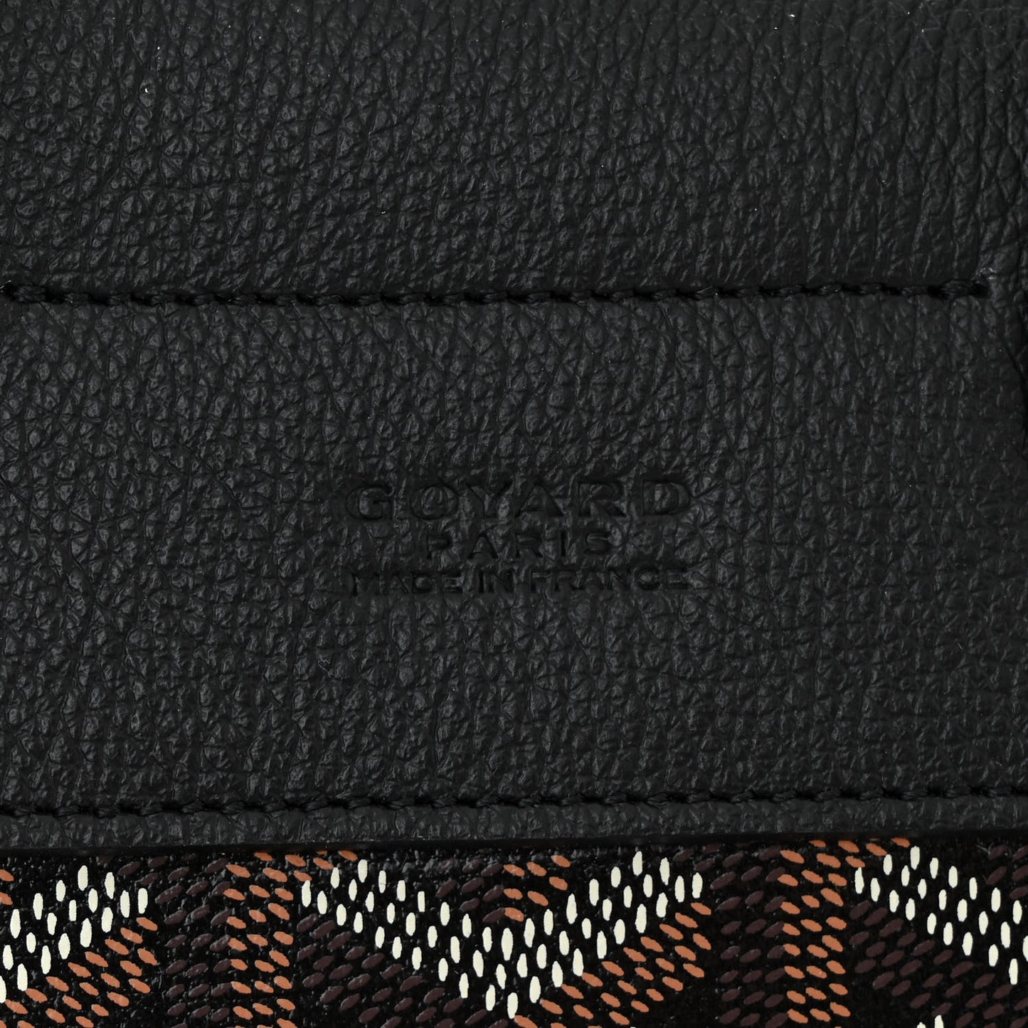 Goyardine Calfskin Mini Alpin Backpack Black