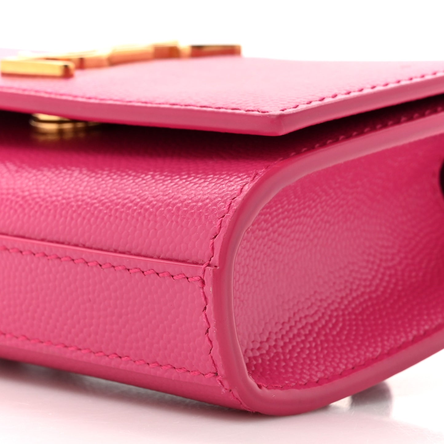 Grain De Poudre Monogram Kate Belt Bag Fuchsia