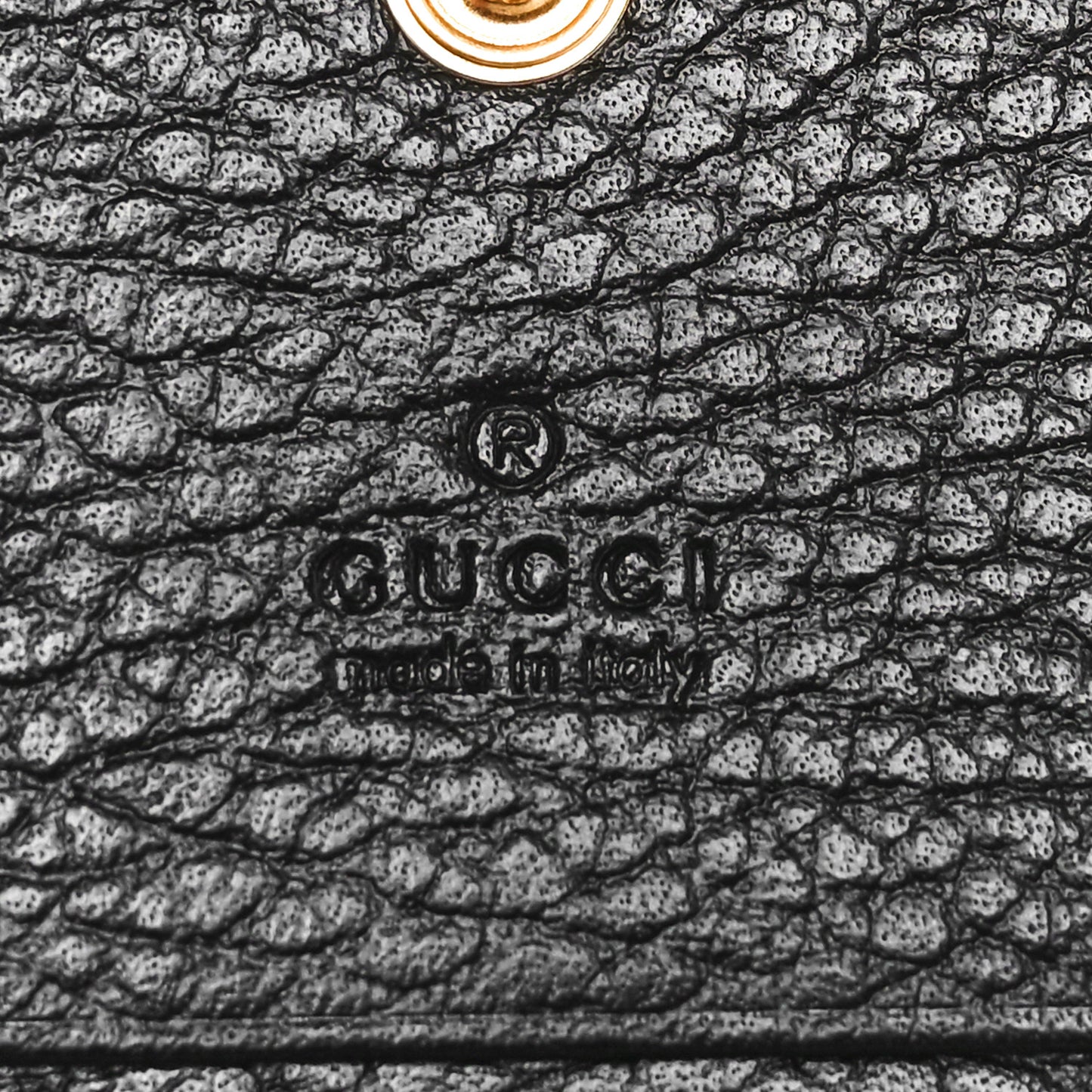 Dollar Calfskin GG Supreme Monogram GG Marmont Card Case Black Beige Ebony