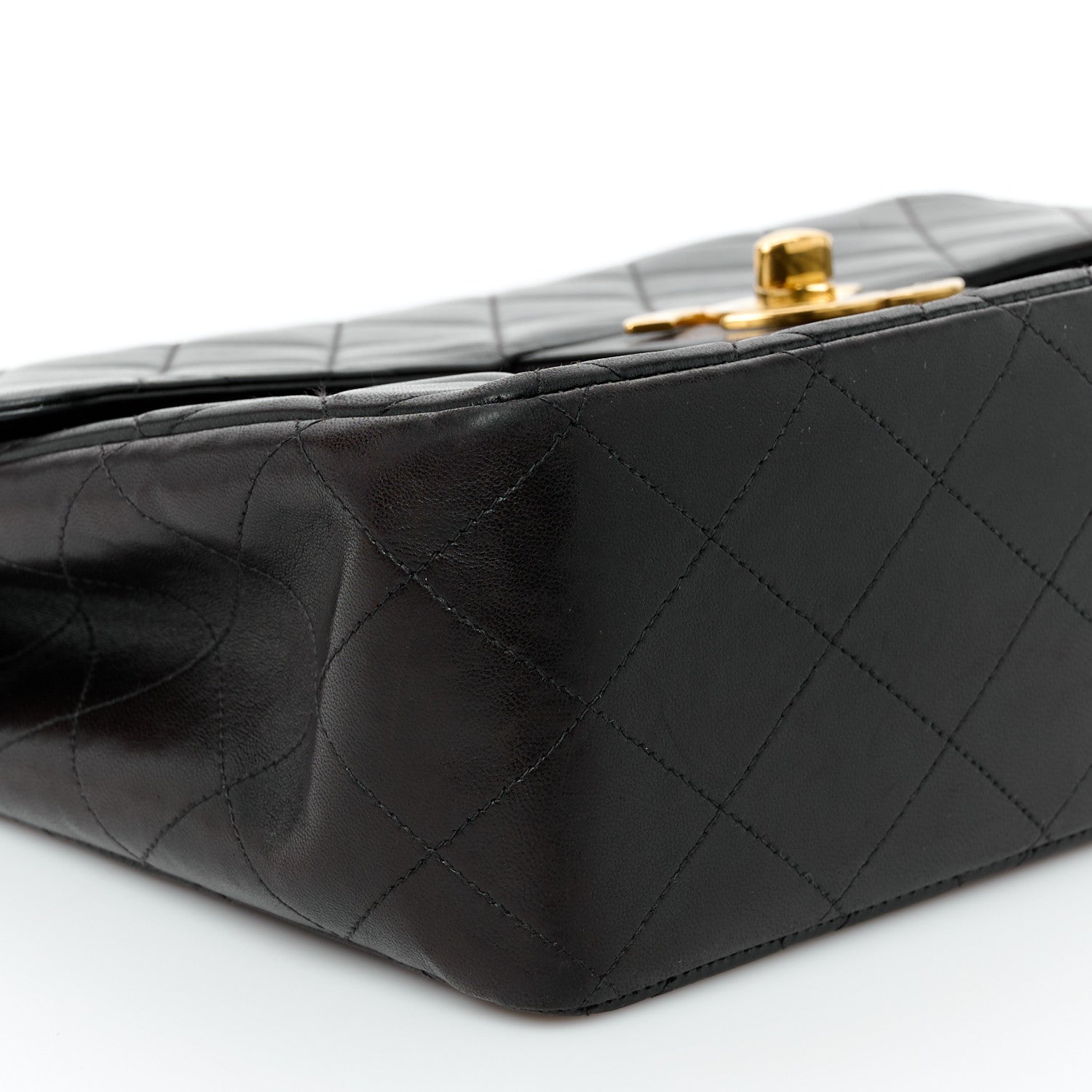 Chanel Lambskin Quilted XL Jumbo Single Flap Black 11 of 14