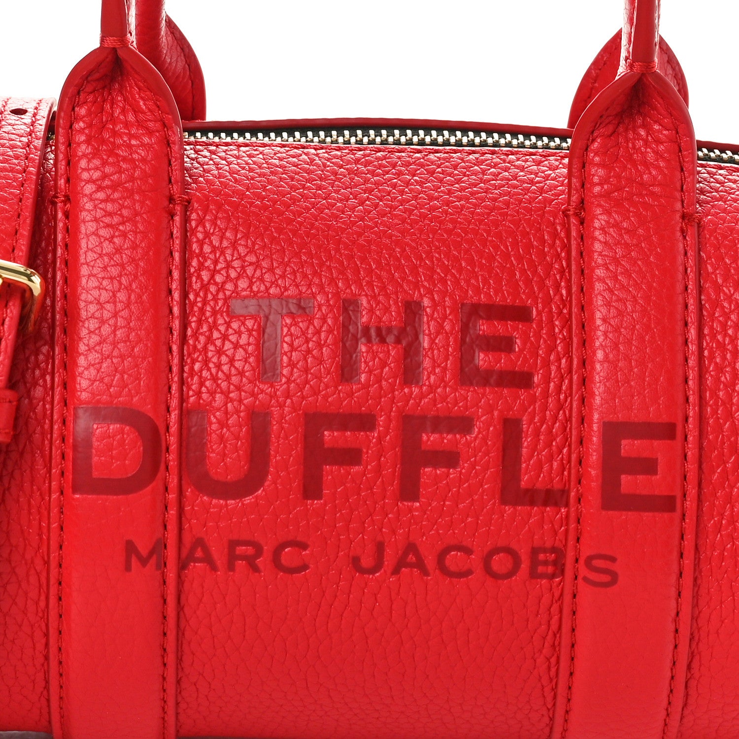 Marc Jacobs Calfskin The Mini Duffle Bag Red 7 of 9