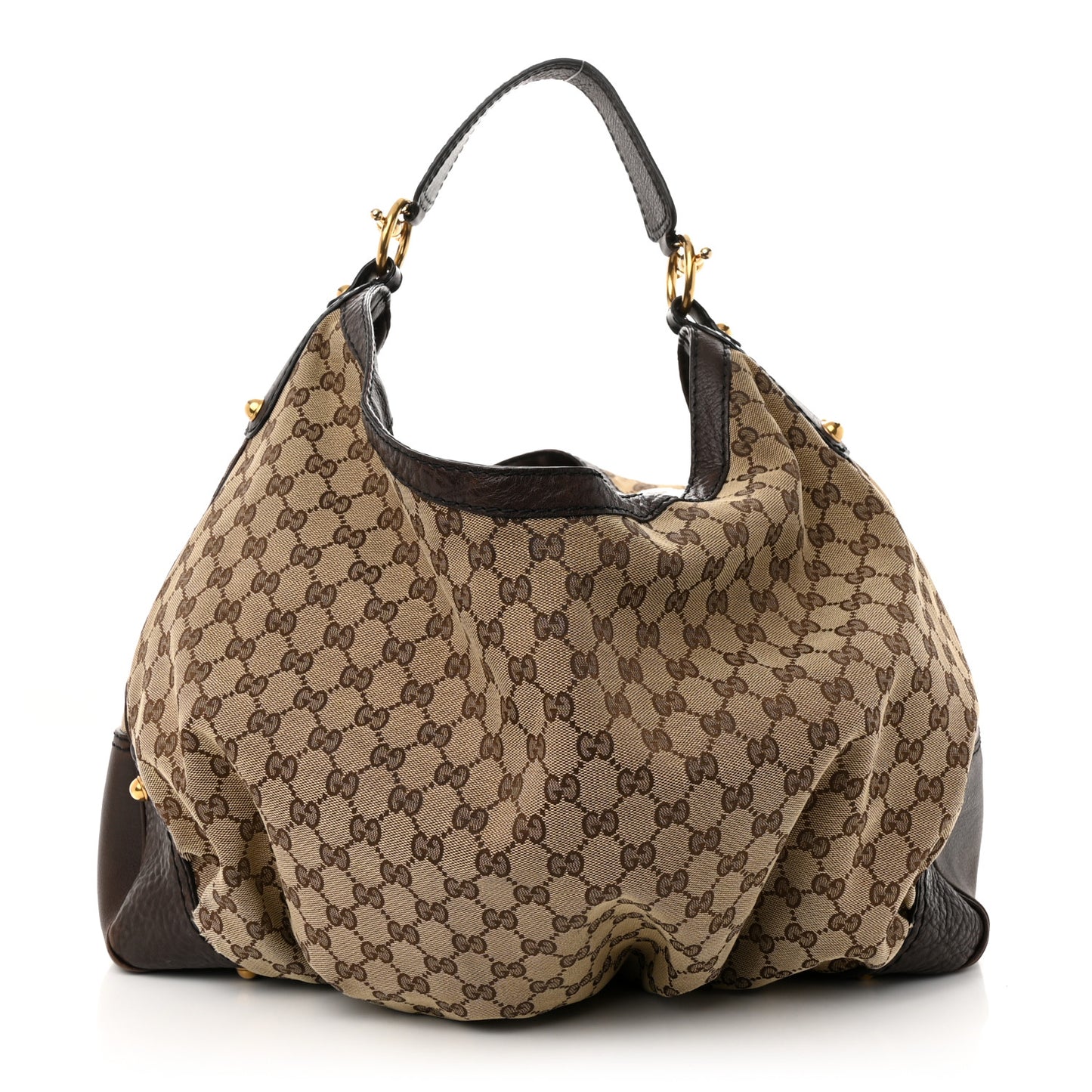 Monogram Large Jockey Hobo Dark Brown
