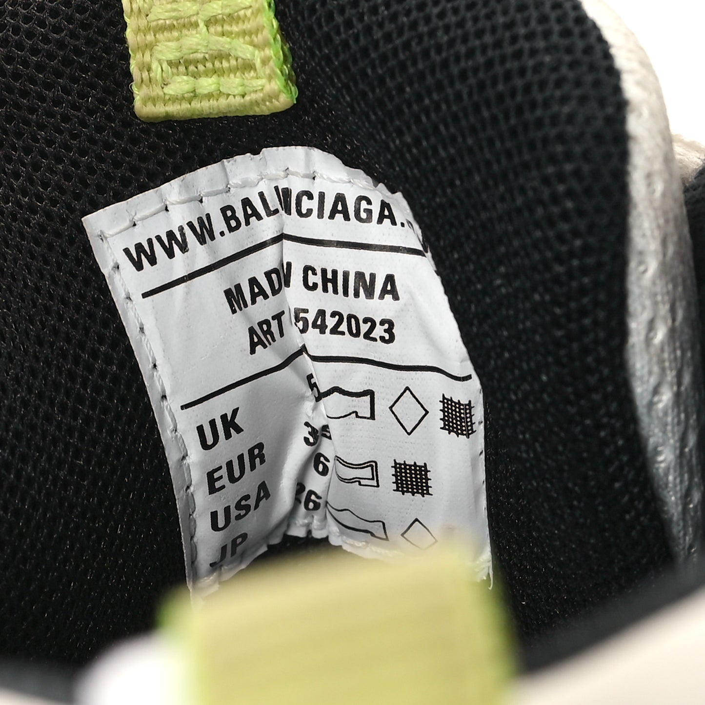 Mesh Worn Out Mens Track Sneakers 39 White Fluo Yellow