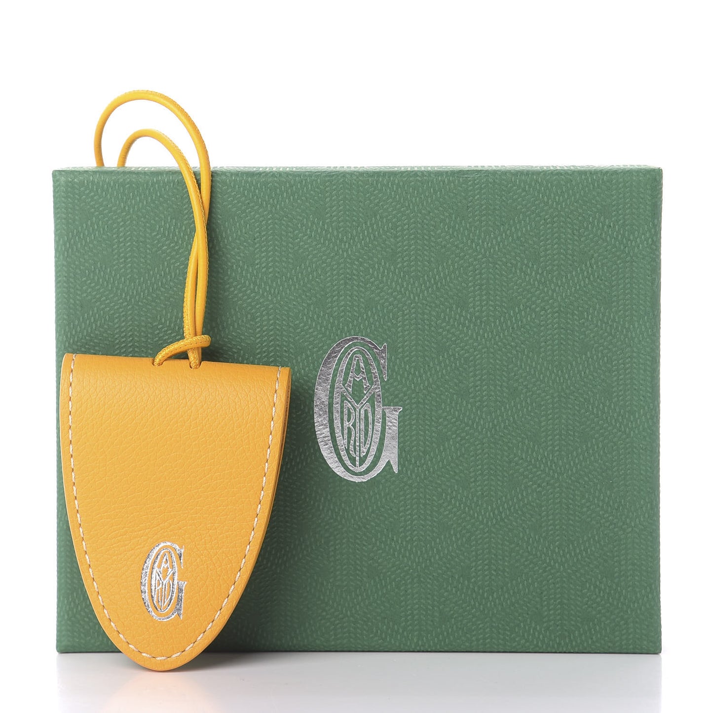 Calfskin Bag Clip Yellow