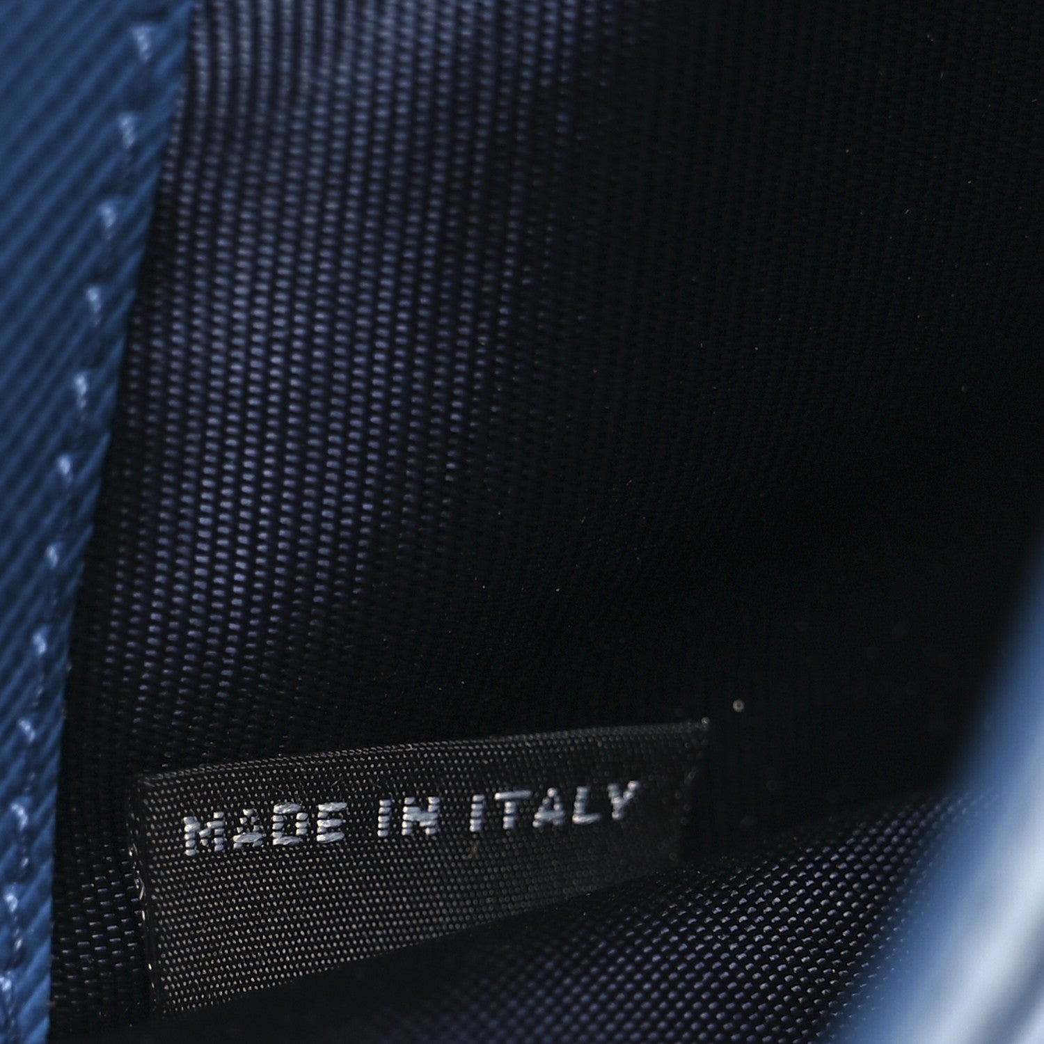 Prada Saffiano Metal Continental Flap Wallet Bleuette 7 of 9