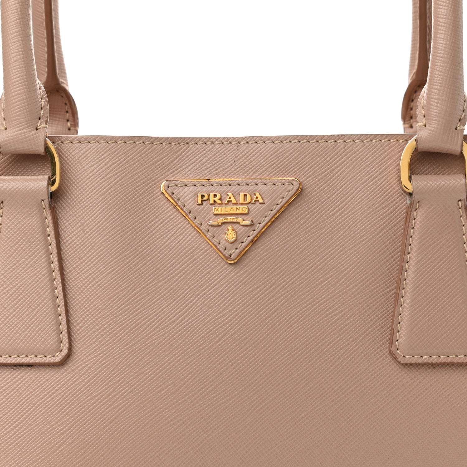 Prada Saffiano Lux Small Tote Cammeo 9 of 16