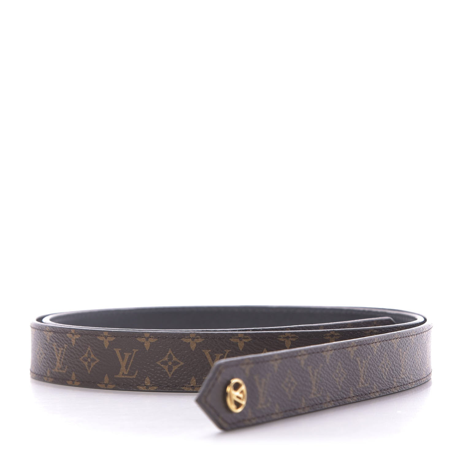 Louis Vuitton Monogram 25mm Tie The Knot LV Belt 90 36 647772