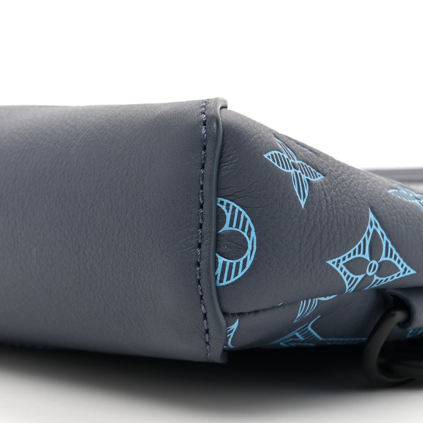 Monogram Shadow Duo Slingbag Navy River Blue