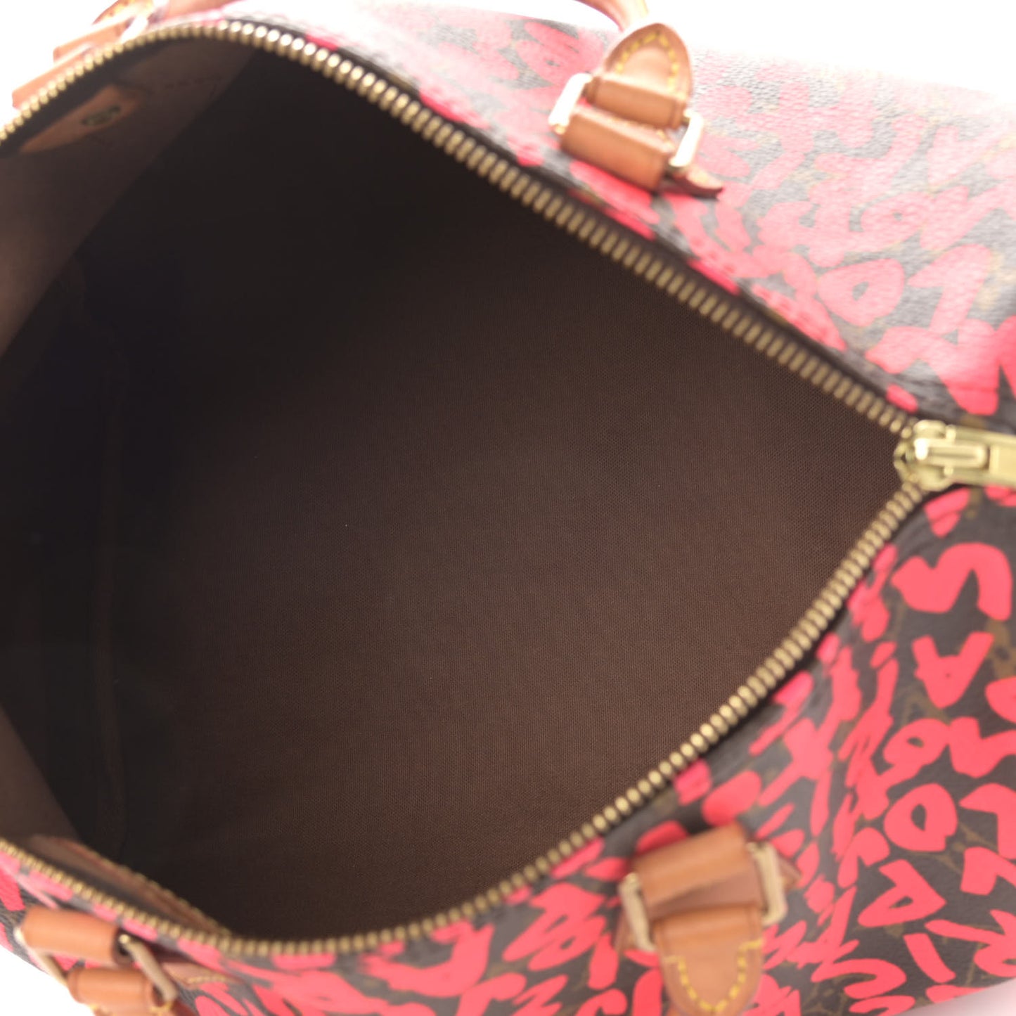 Monogram Graffiti Speedy 30 Fuchsia