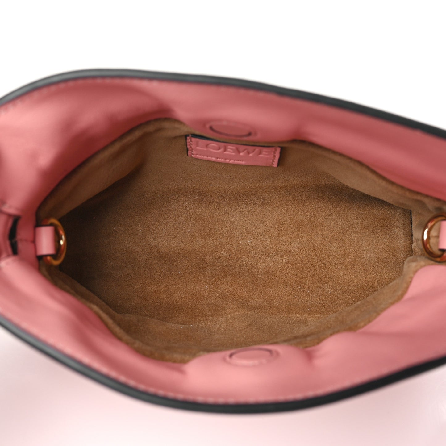 Calfskin Nano Flamenco Knot Clutch Warm Blossom