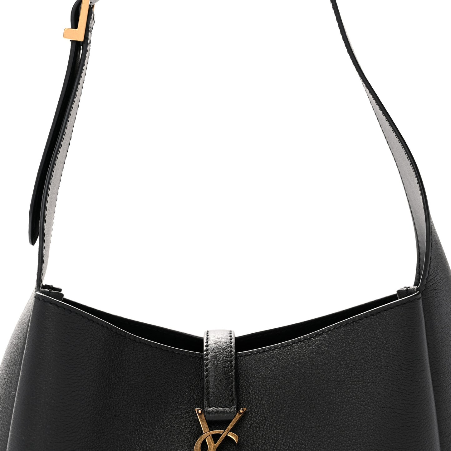 Smooth Calfskin Small Le 5 A 7 Soft Hobo Black