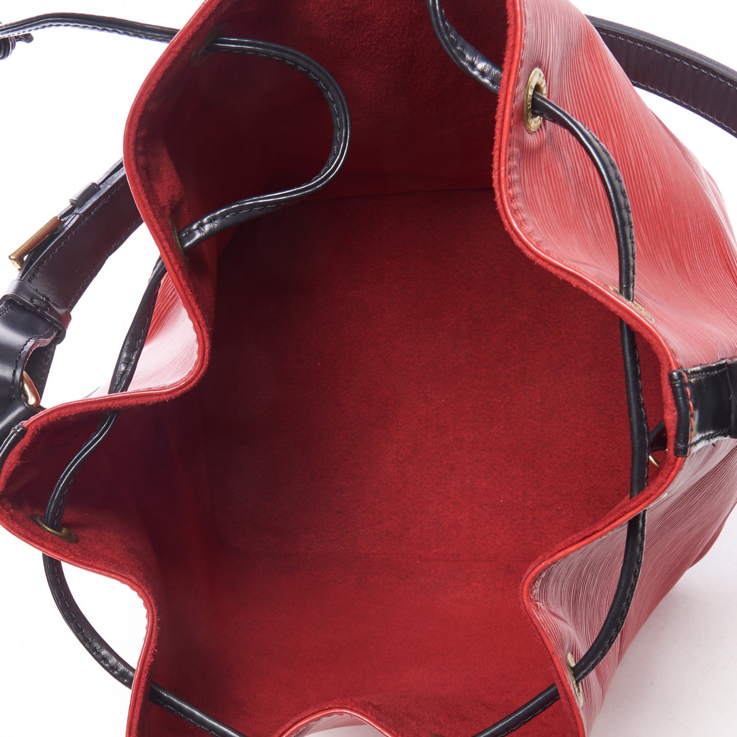 Louis Vuitton Epi Petit Noe Red Black 6 of 8