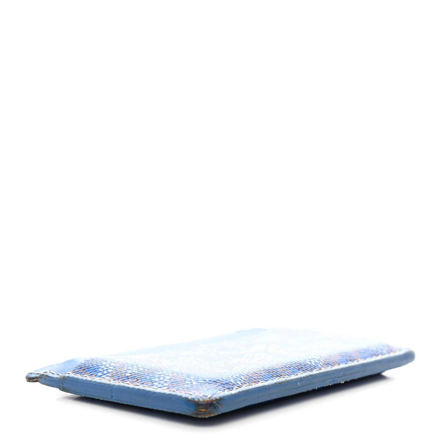 Goyardine Saint Sulpice Card Holder Sky Blue