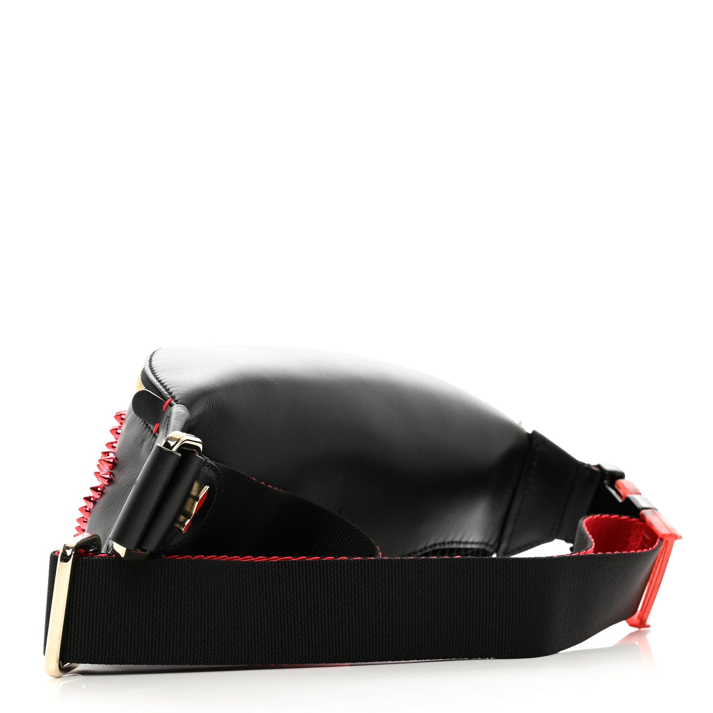Calfskin Marie Jane Love Belt Bag Black Platine