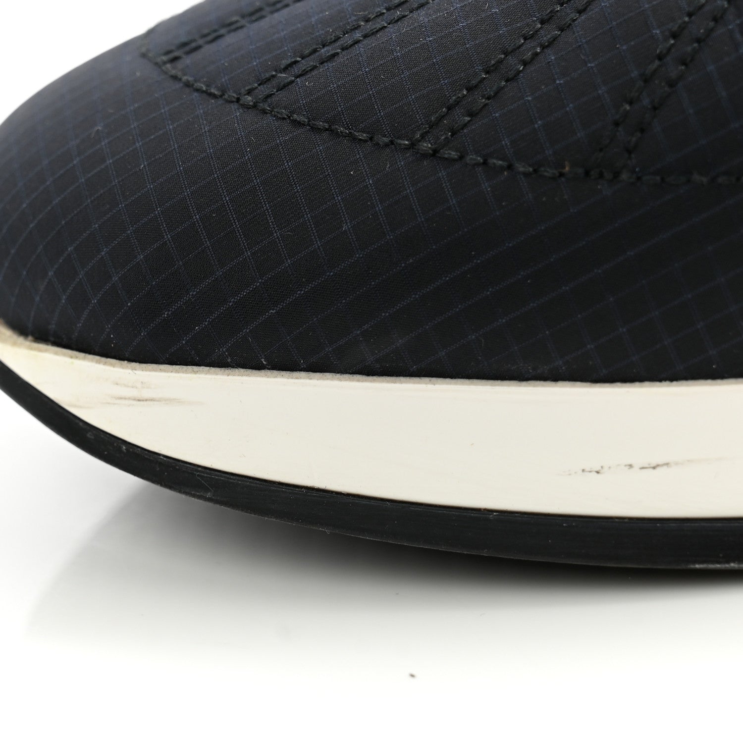 Fendi Nylon Womens FFreedom Sneakers 37 Blue Black 9 of 11