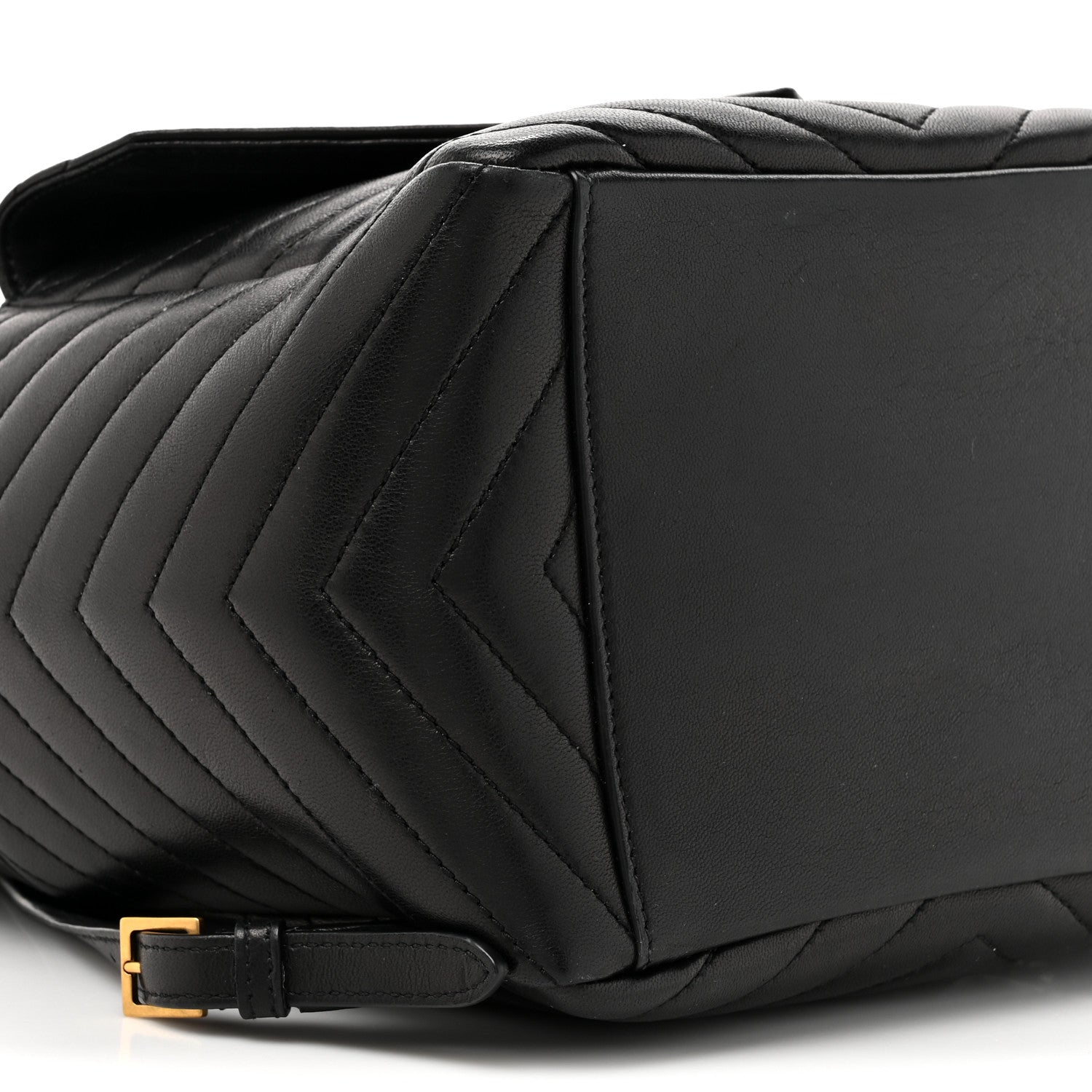 Saint Laurent Lambskin Matelasse Monogram Joe Backpack Black 10 of 11