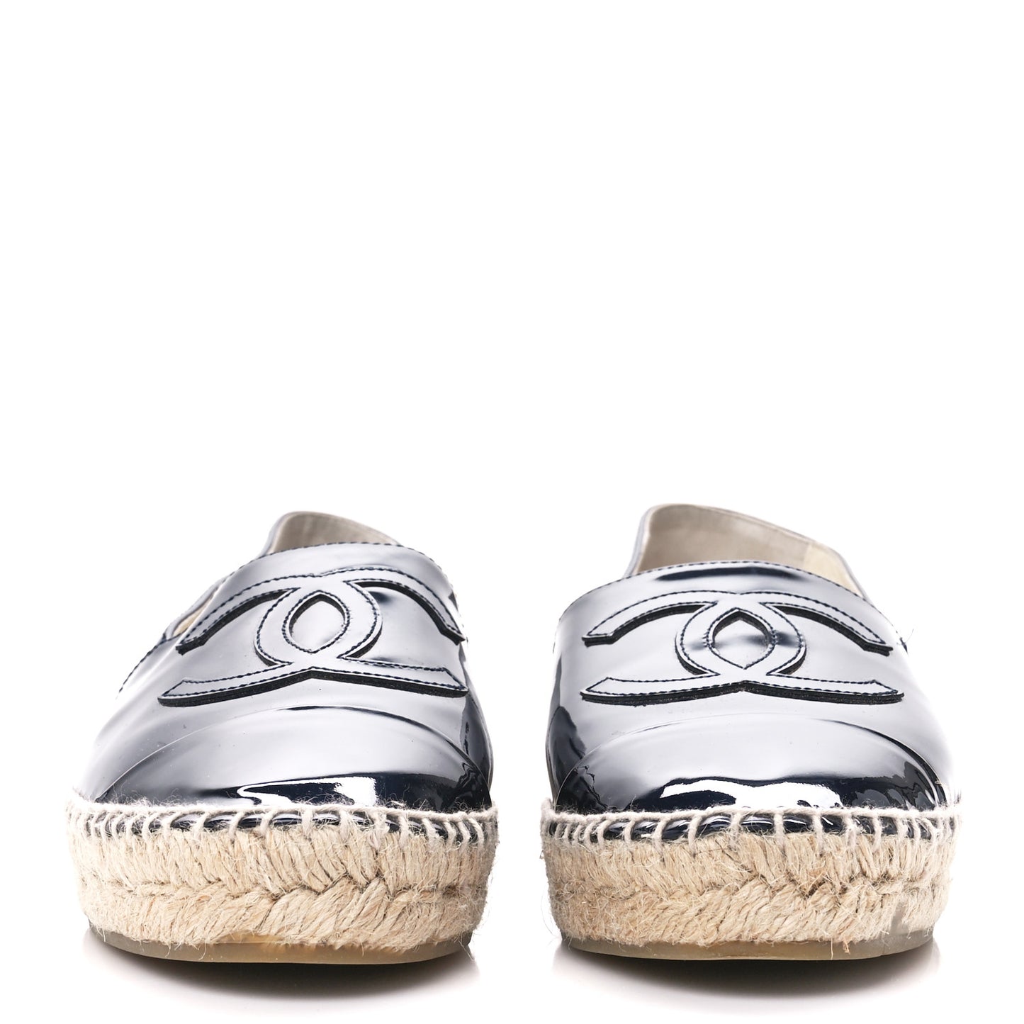 Patent CC Espadrilles 38 Navy