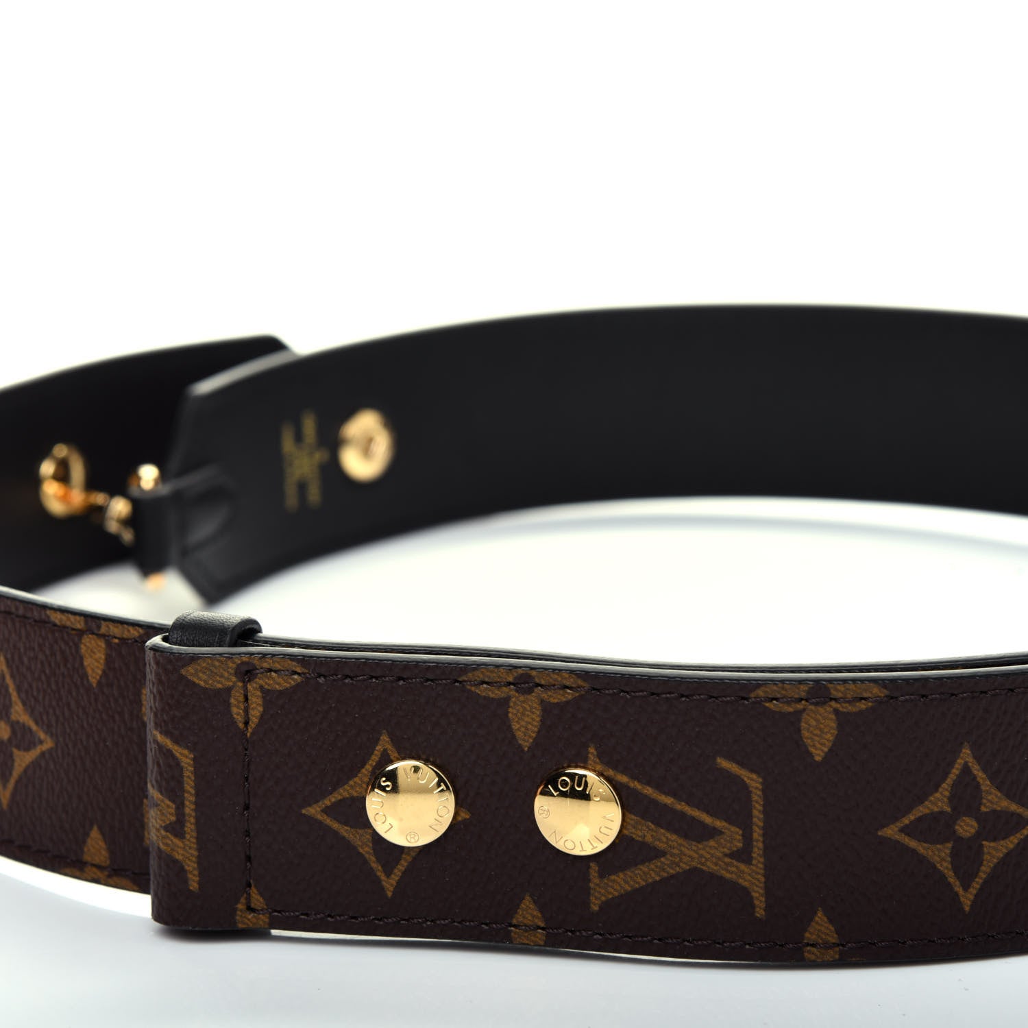 Louis Vuitton Monogram Adjustable Bandouliere Shoulder Strap Black 5 of 6
