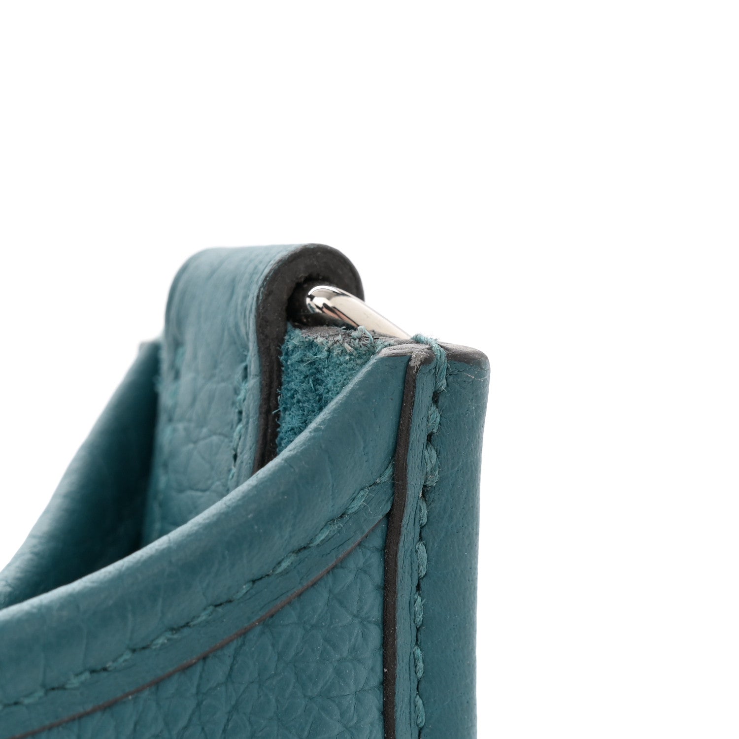 Hermes Taurillon Clemence Evelyne TPM Vert Bosphore 12 of 12