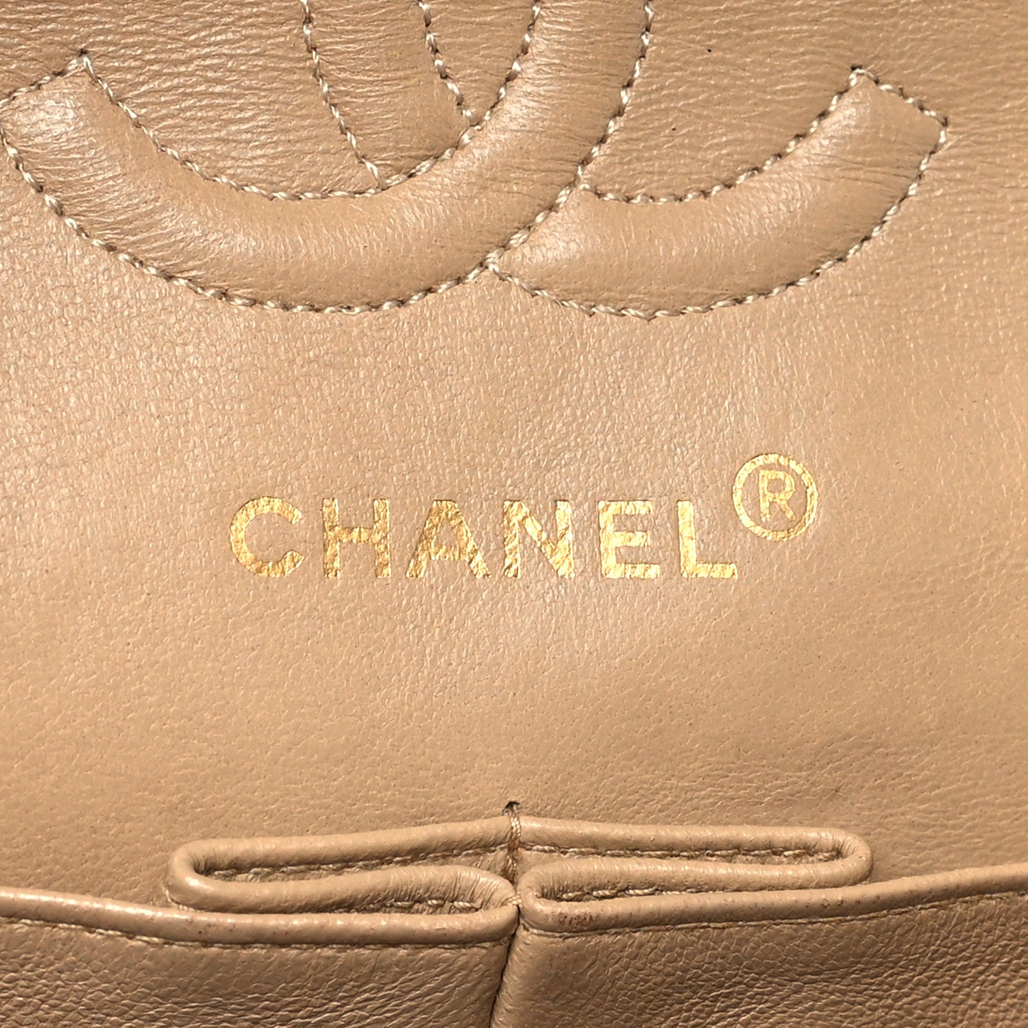 Chanel Lambskin Quilted Small Double Flap Beige 6 of 14