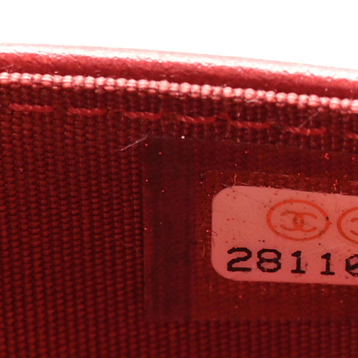 Caviar Quilted Boy Wallet On Chain WOC Red
