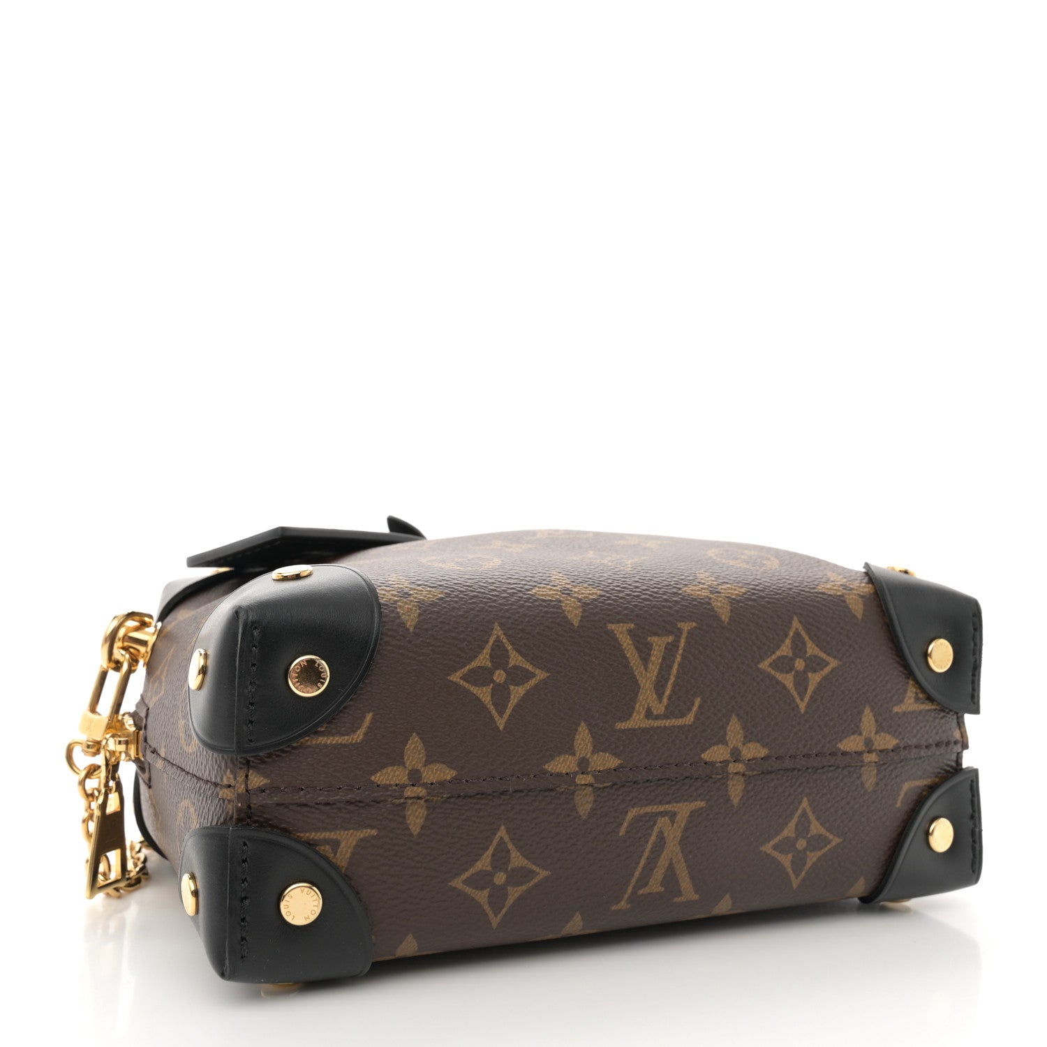 Louis Vuitton Monogram Petite Malle Souple Black 4 of 10
