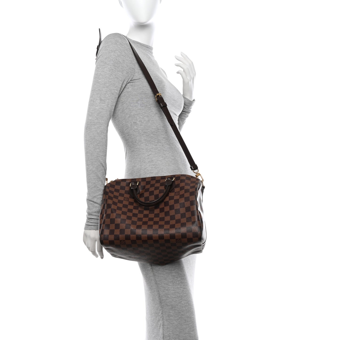 Damier Ebene Speedy Bandouliere 30