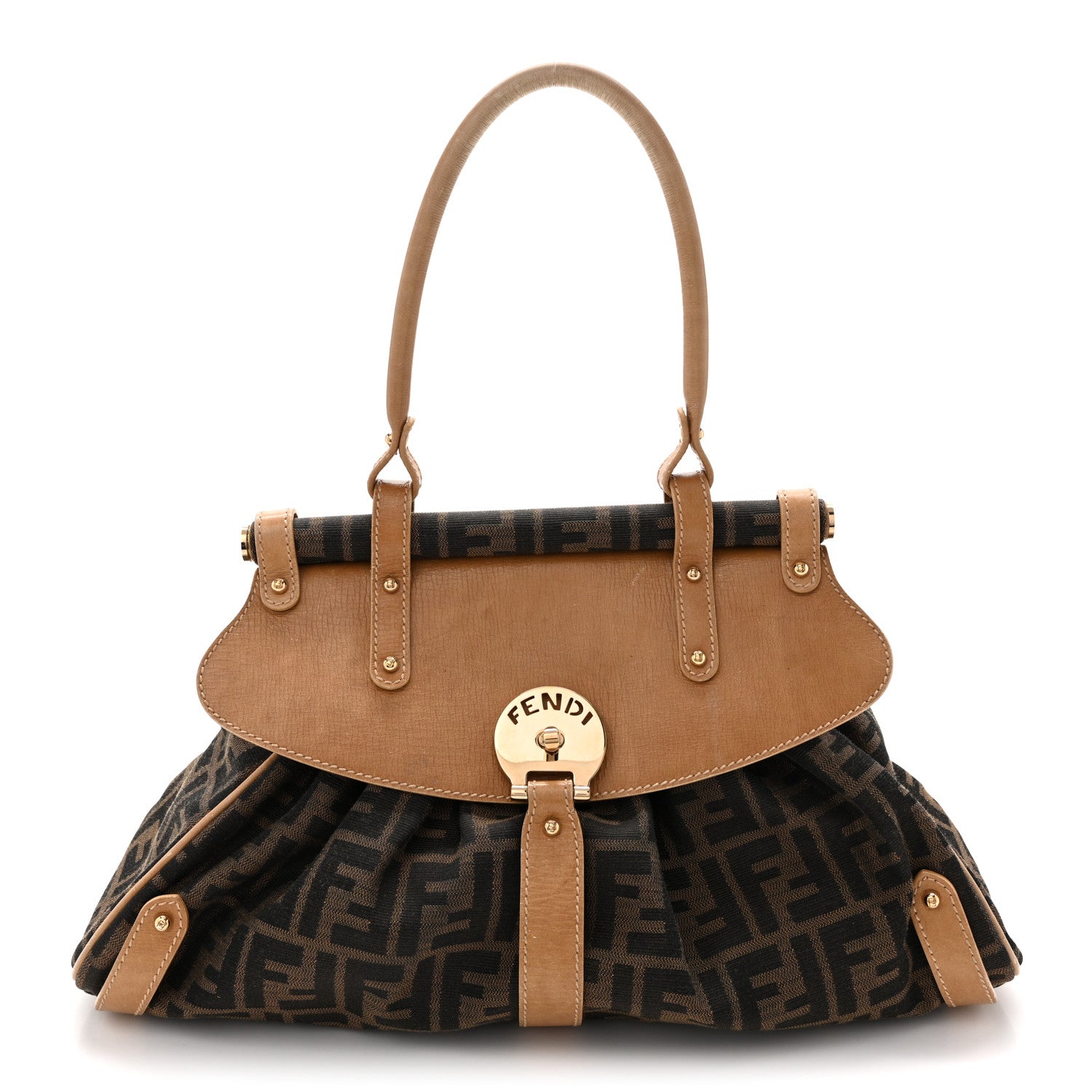 Fendi Zucca Medium Magic Bag Tobacco Beige 1909555 – FASHIONPHILE
